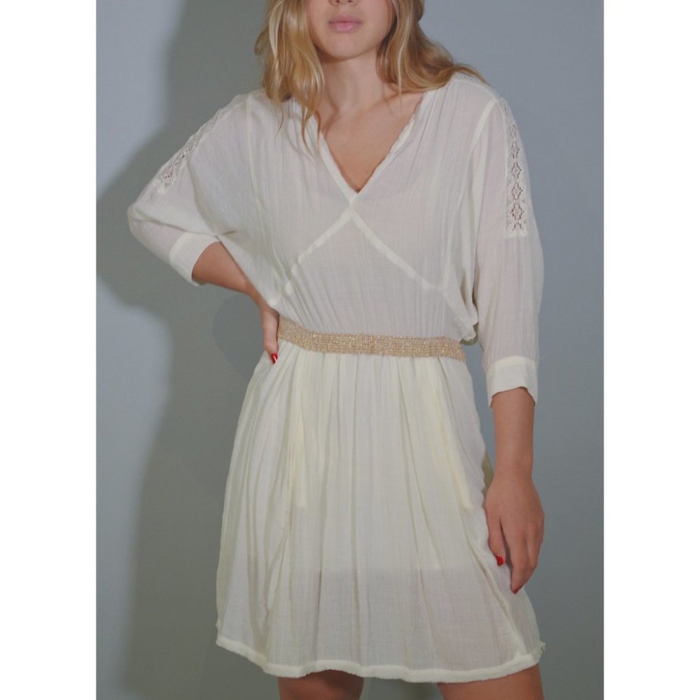 MAJE dress with beaded belt